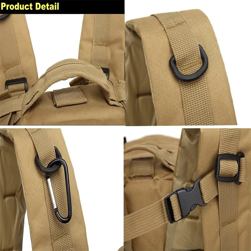 Hot Sell Military Tactical Army Backpack Unisex Four In One Combination Pack Outdoor Hiking Cycling Camping Hunting Accessories