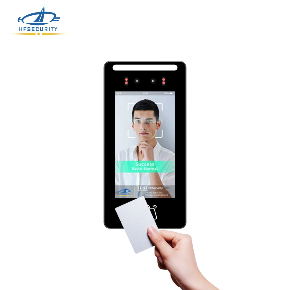 

HFSecurity FR05 Face Recognition Access Control QR Card Function Biometric Time Attendance for Company