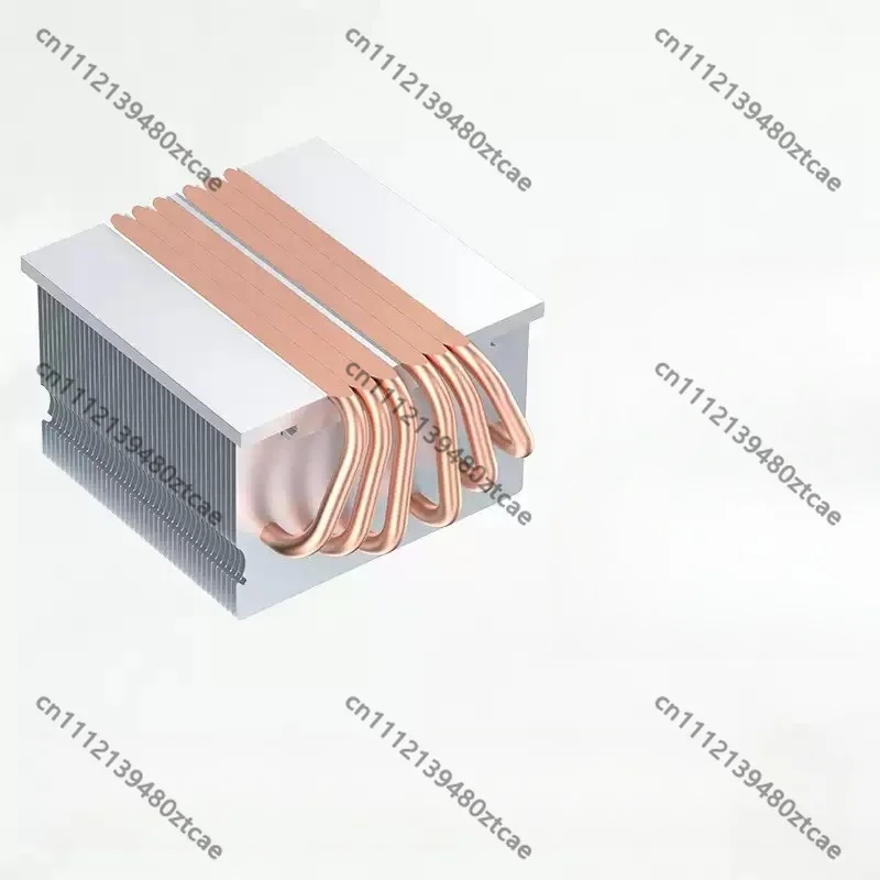 500W High‑Power LED Beam Moving Head Light Heat Sink with 6 Copper Heat Pipes, Contact Surface Cooling