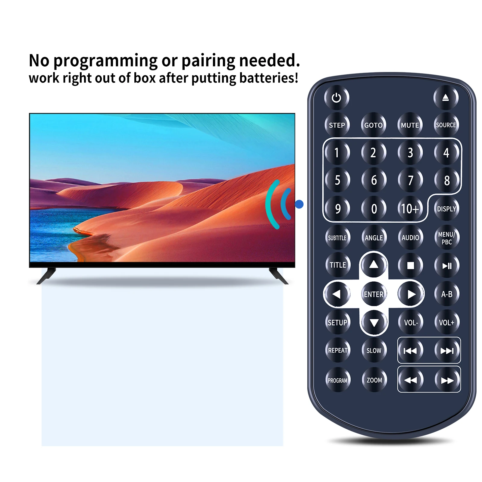 جهاز تحكم عن بعد جديد لجهاز QILIVE Odys Seal 7 DVD