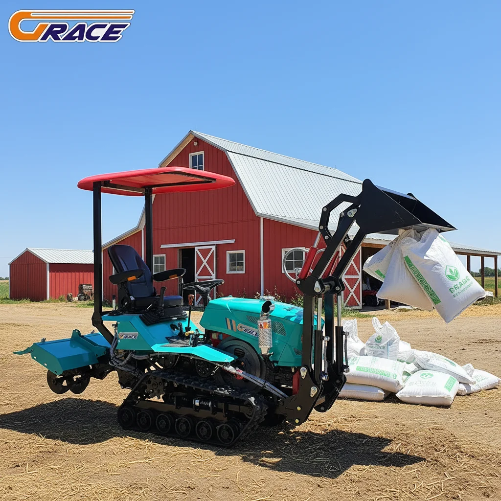 

Customize Durable Crawler Tractor Strong Climbing For Mountainous Area Farming