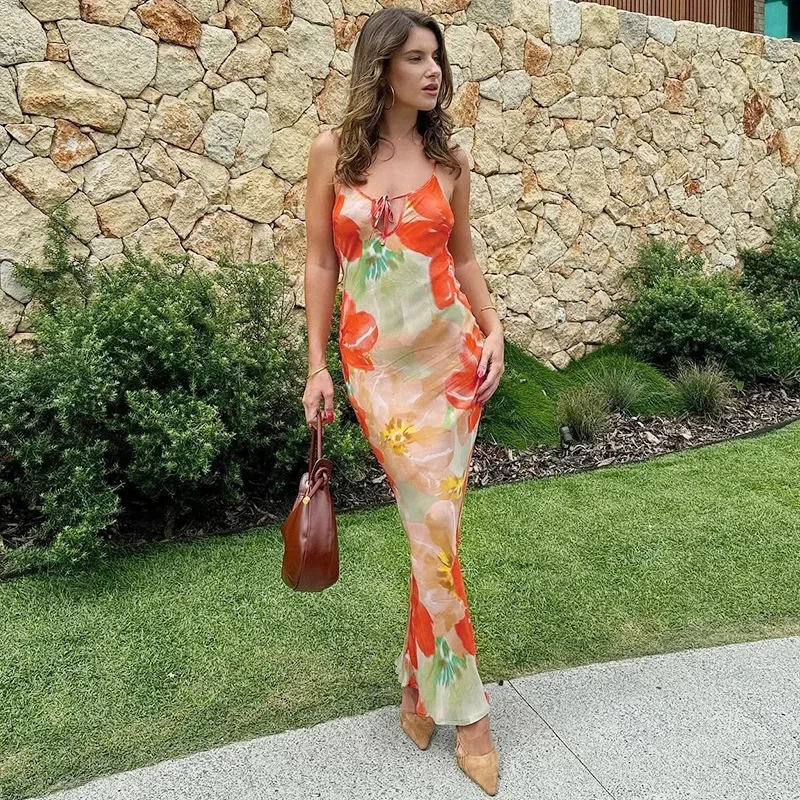 قطع رسم مصبوغة بربطة عنق للسيدات، أزياء محب Y2K، تي شيرت أنيق برقبة على شكل حرف V وتنانير طويلة، ملابس متطابقة للشارع