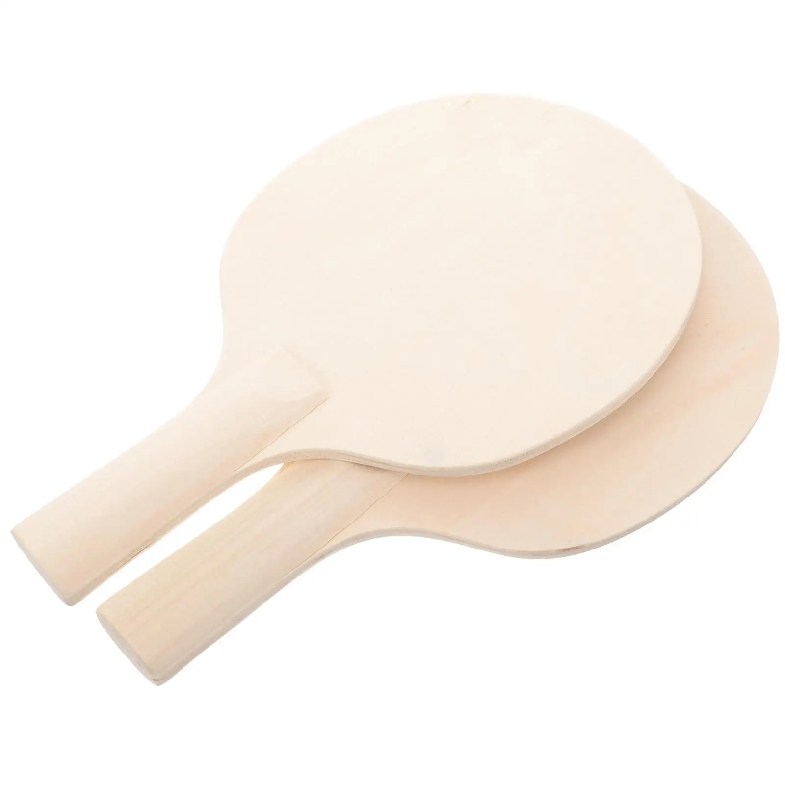 

2pcs DIY Table Tennis Racket Bottom Plate Kids Paddle Toy Wood Sports Beginner Unfinished Rackets Children Training Pong
