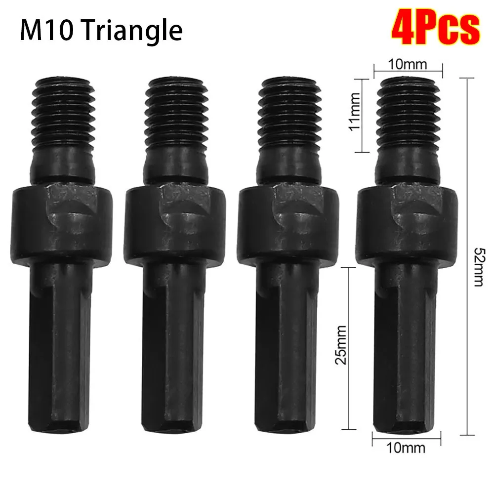 

4 шт., аксессуары для электроинструментов, рычаг преобразования, полировальный круг, стержень с шестигранным хвостовиком, ручная электрическая дрель, полировщик