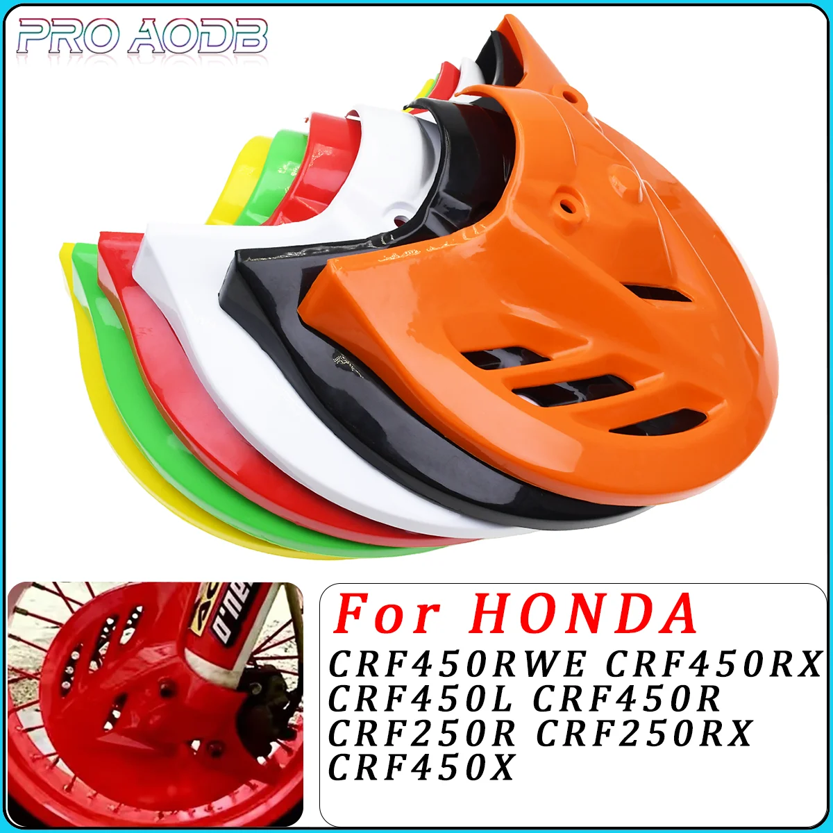 

Motorcycle 270mm Front Brake Disc Protection Cover For Honda CRF 250R 250RX 250X 450L 450R 450RWE 450RX 450X For Kayo T4 T6