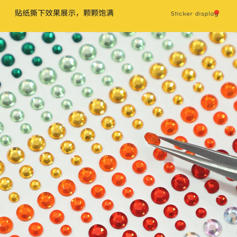 Zestaw do samodzielnego tworzenia biżuterii, 900 sztuk, 15 kolorów, akrylowe kryształki flatback, różne rozmiary 3mm 4mm 5mm, do kostiumów, makijażu, rękodzieła, hurtowa sprzedaż.