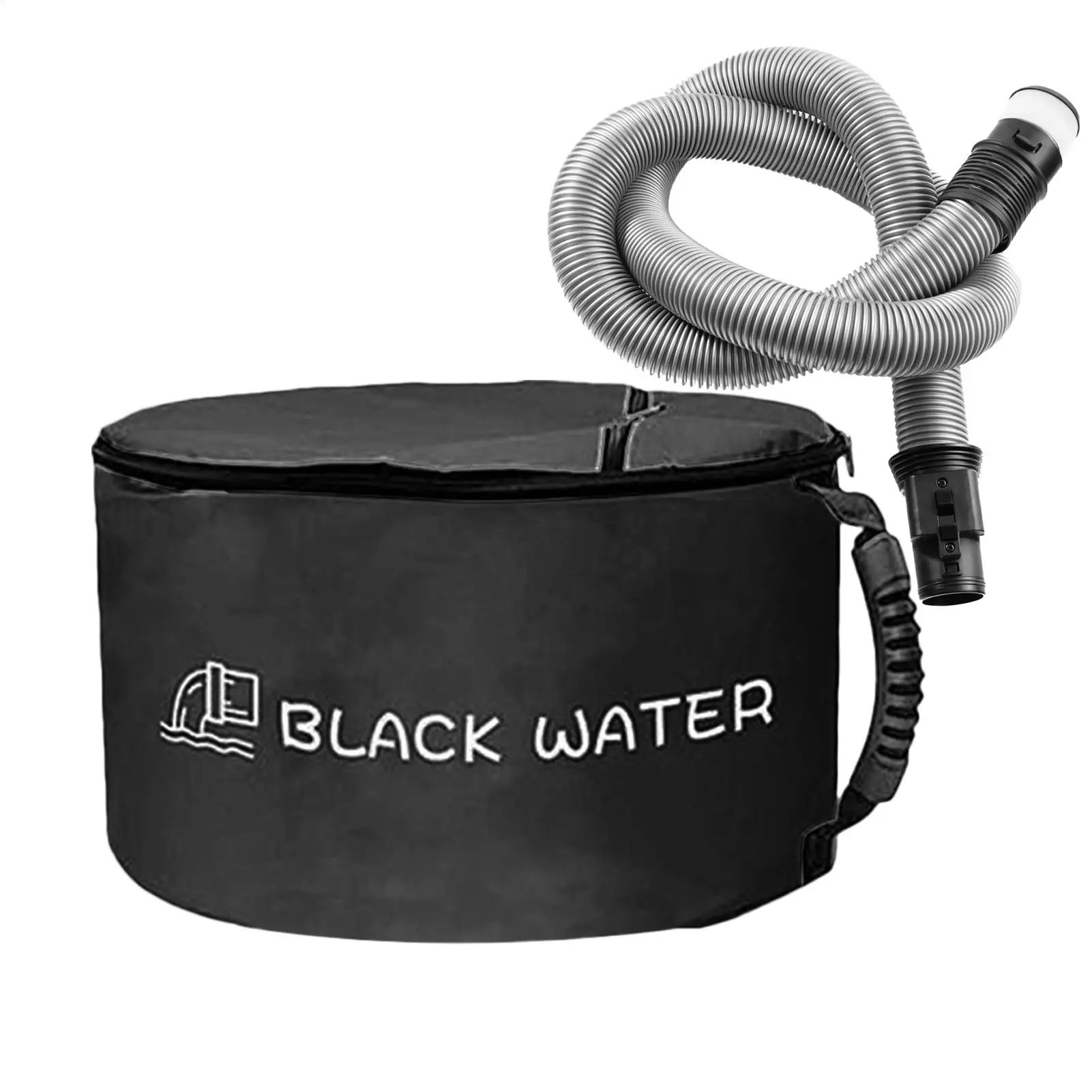 

Сумка для хранения шланга для автофургона, водонепроницаемая портативная переноска для хранения канализационного шланга для автофургона с двойным держателем молнии для септик-инструментов для кемпинга