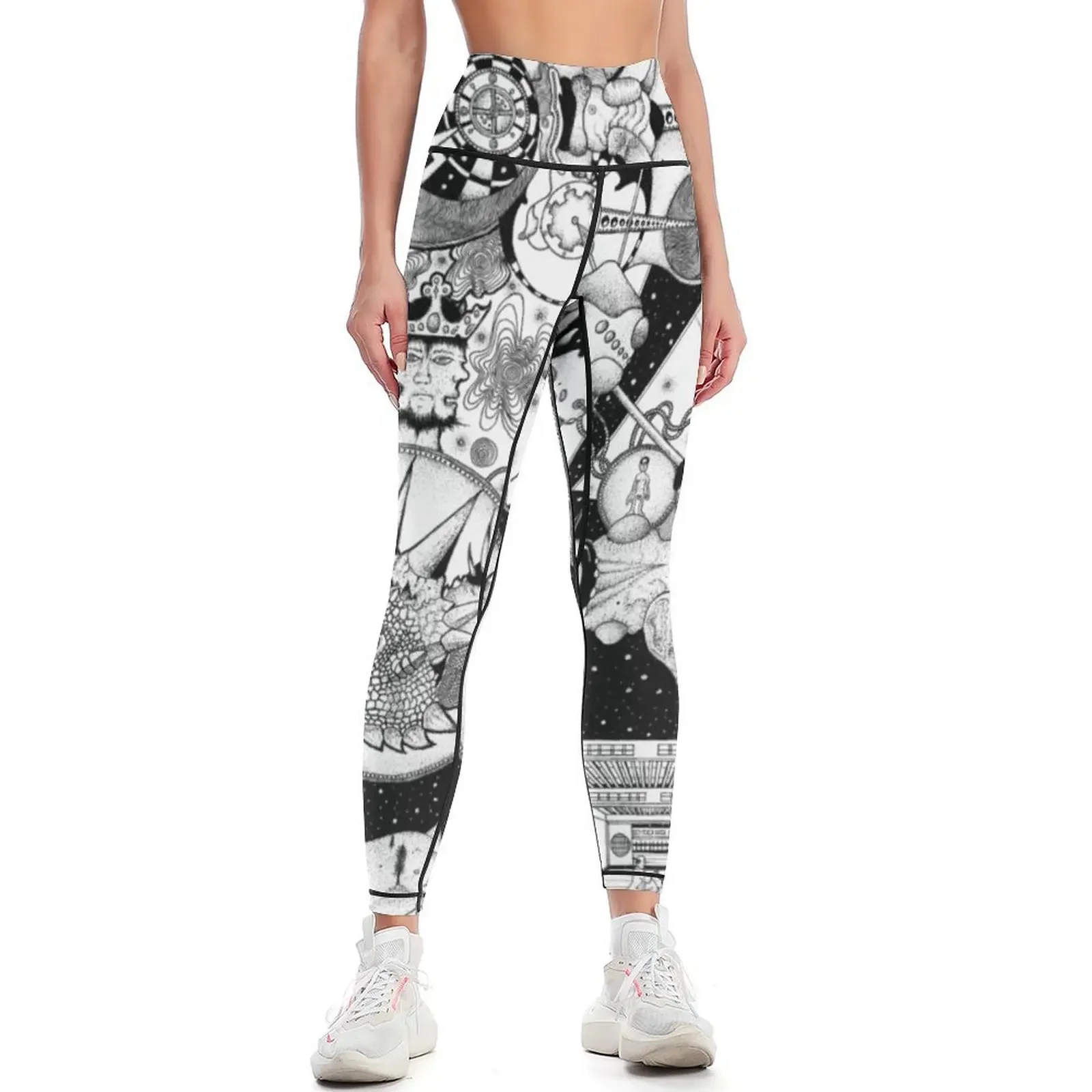 

Fleeting Cold-Blooded Odyssey Leggings Women's high waist trousers sport pants Fitness's gym clothes Womens Leggings