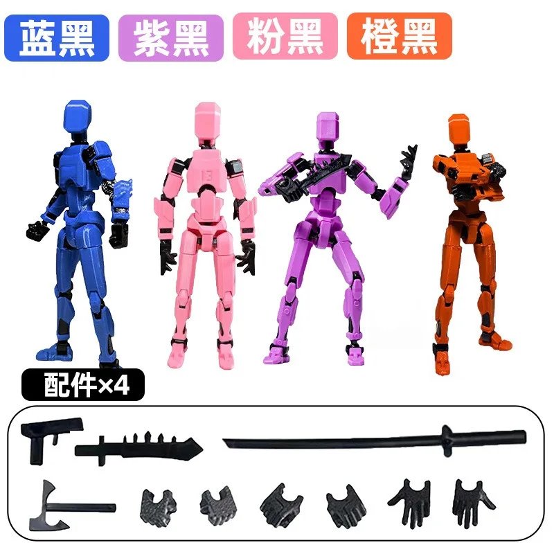 13 Action Figure Titan Multi-Jointed Beweegbare Shapeshift Robot T13 Action Mannequin Karakter en Hond Figuur Speelgoed cadeaus voor kinderen