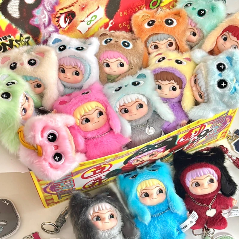 

Wakuku on A Roll Series Blind Box Cute Wakuku V3 Аниме Фигурка Сумка-сюрприз Виниловая кукла Mystery Box Декор Брелок Игрушки Подарок для девочки