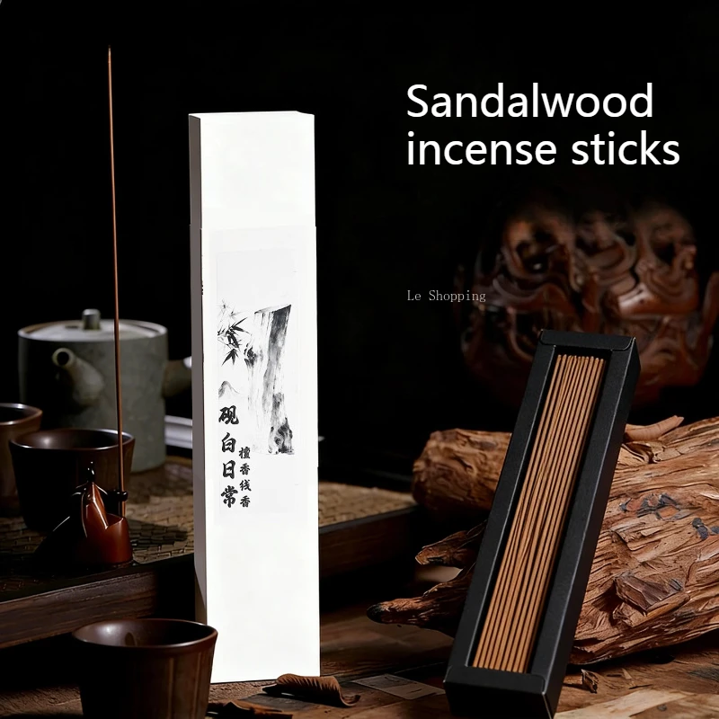 Natural Sandalwood Incense Stick/Hotel Yoga Meditation Home Indoor Purify The Air Calm The Nerves and Help Sleep Joss Stick