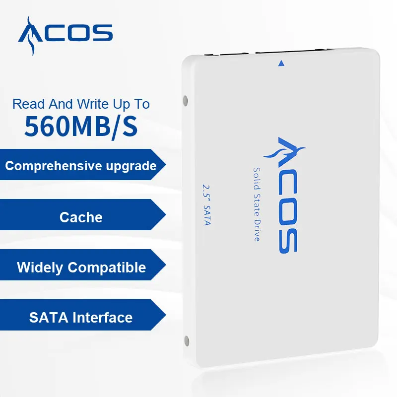 SSD Hard drive disk 2.5 SATA3 120GB 240GB 480GB 128GB 256GB 512GB 960GB 1TB 2TB HDD Internal Solid State for Desktop Laptop ACOS