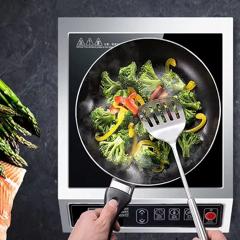 เตาแม่เหล็กไฟฟ้าแบบแบน 3.5 กิโ - Commercial Kitchen Stove บทวิจารณ์และราคา