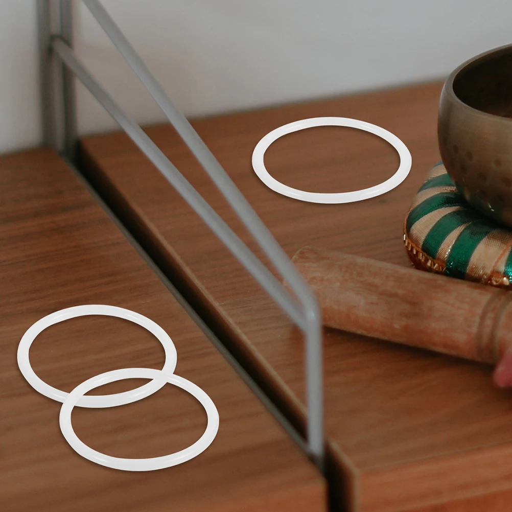 

3 Pcs Music Bowl Rubber Rings Sound Singing Tibetan Gasket Crystal Bowl Ring Durability Comfort Smooth Prevent Bumping