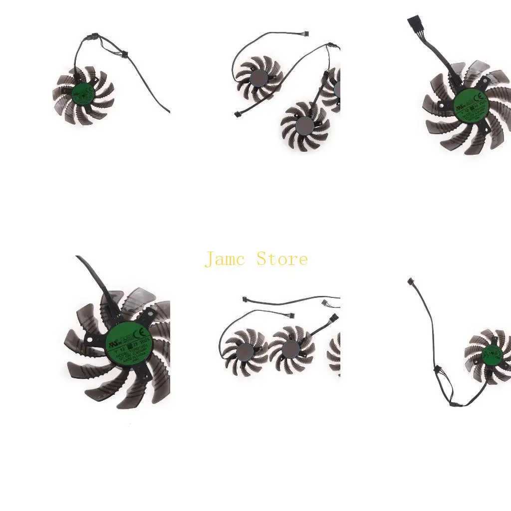 

LX0B PLA09215S12H 4Pin 12V 0.55A Graphics Card Cooling Fan forGigabyte RTX3080 3070Ti