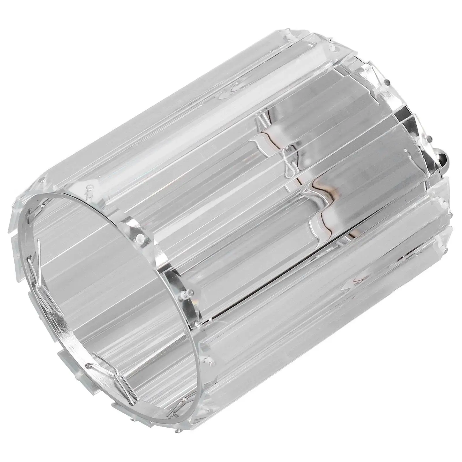 Clear Glass Cosmetic Brush Holder Multi Functional Organizer Large Round Design for home for office Use