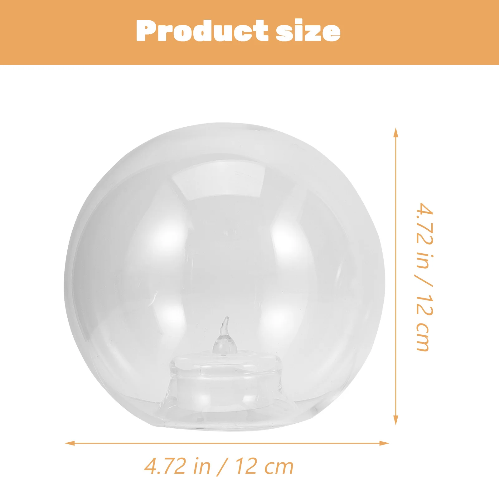 3Pcs Electronic Lamps Sphere Design Operated LED Lights Decoration Wedding Party Table Centerpiece