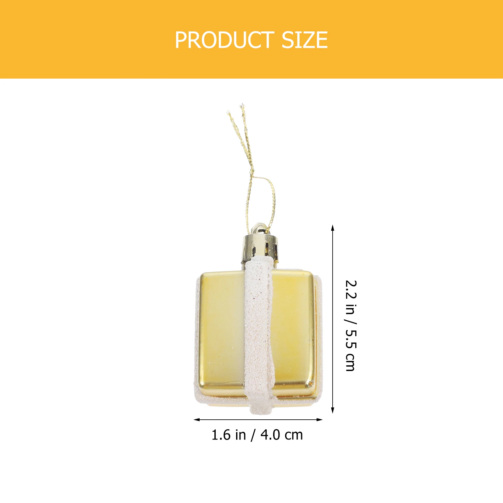 

12 Pcs Christmas Tree Pendant Decorations Ornament Party Ornaments Plastic for Hanging