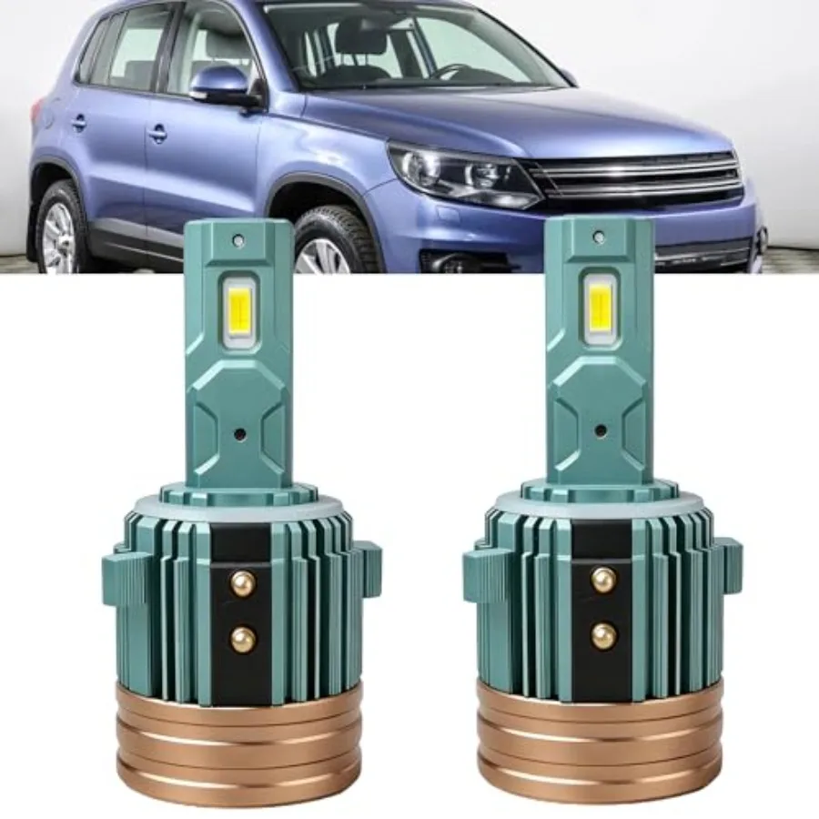 

Лампы для Volkswagen VW Tiguan 2012-2017, специальная серия, ближний свет, 400% повышенная яркость, 6000K, ксенон, белый свет, прямое свечение