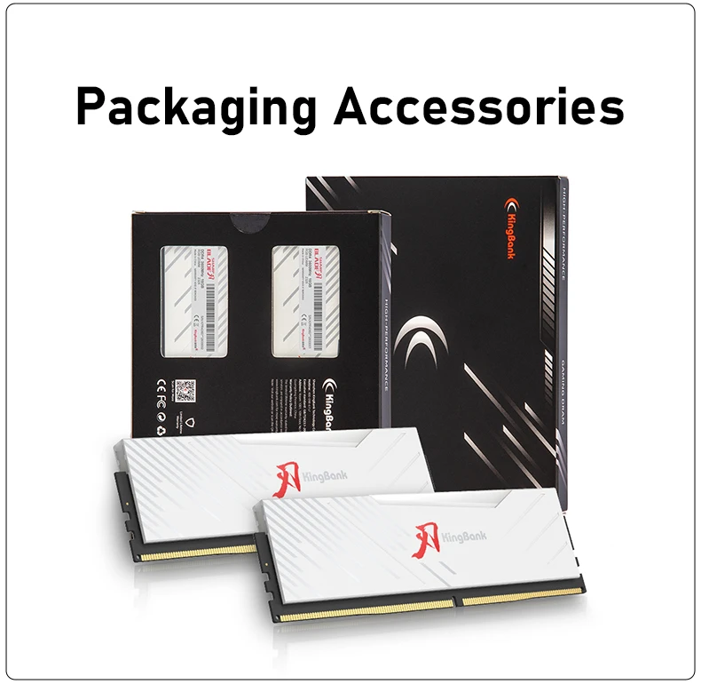 KingBank DDR5 RGB RAM (16GBx2) (32GBx2) 6000MHz 6400MHz 6800MHz