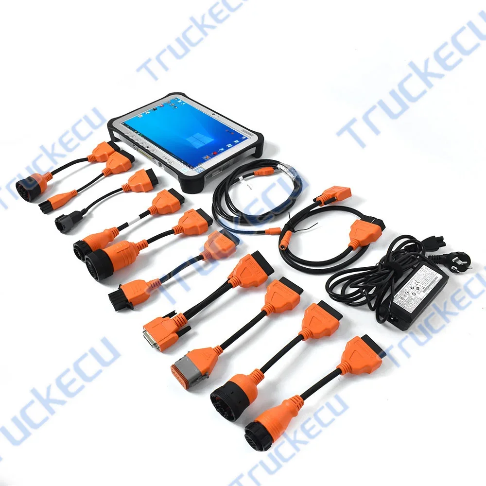 Multi-Brands Xtruck Y009 Universal excavator Van truck Diagnostic Kit +FZ-G1Tablet PK HT-8A Jaltes link