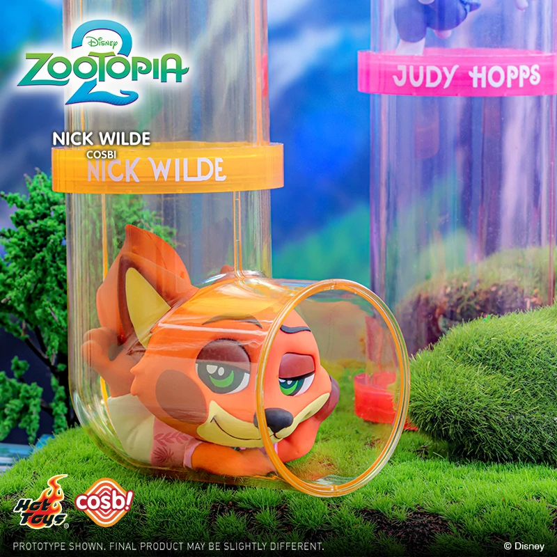 Новые оригинальные горячие игрушки Zootopia 2, Ник Джуди, молния, леопарда, полицейский, Cosbi, слепая коробка, мини-фигурка куклы, готовая в наличии