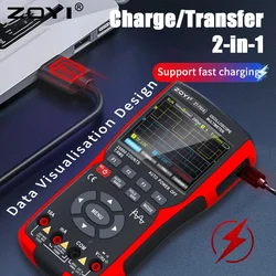 Multifunctional Instruments Dual-channel Oscilloscope 3-in-1 High Precision ZT-703S Multifunctional Multimeter Signal Generator