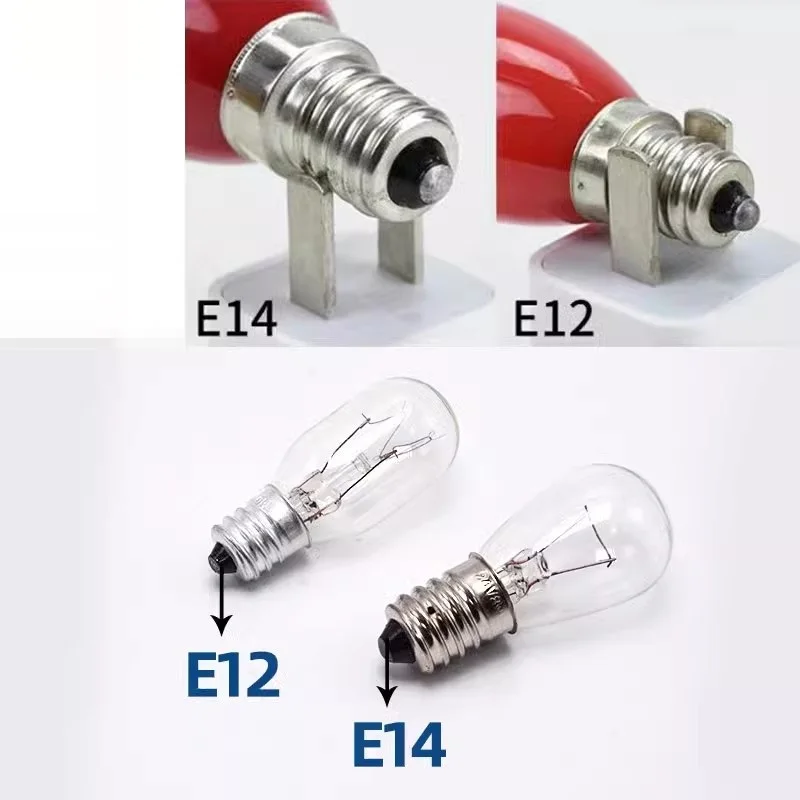 マシンツール用ハネフライインジケーターライト、マリンランプ電球、e12、e14、24v、30v、110v、220v、5w、6w、10w、8w、15w、25w、5個