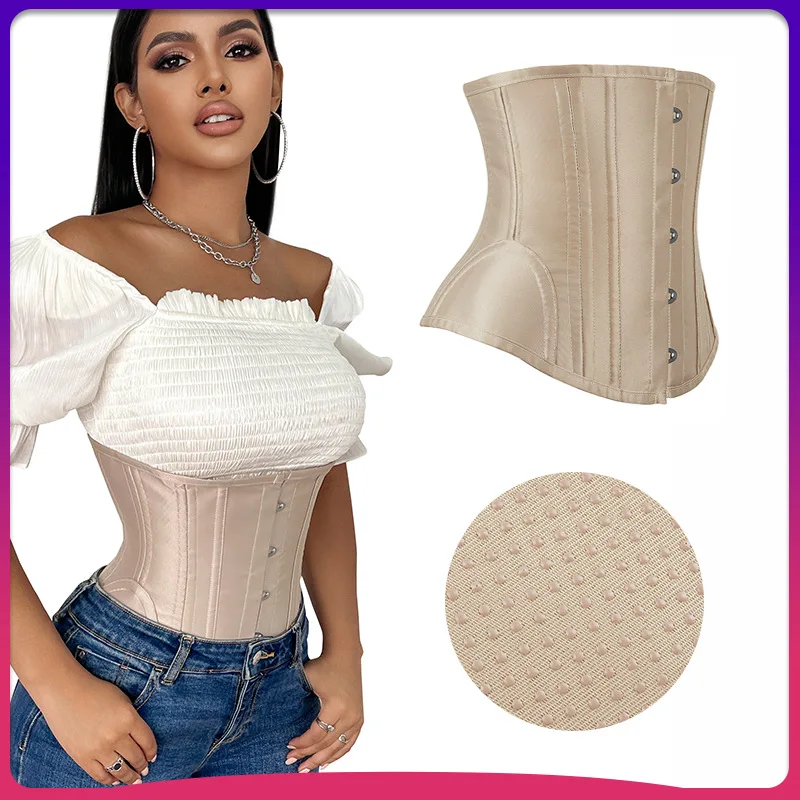 

strap, waist clip, five buckles, abdomen closure 24 steel bone widening, hip wrapping, close-fitting anti-skid corset waist seal
