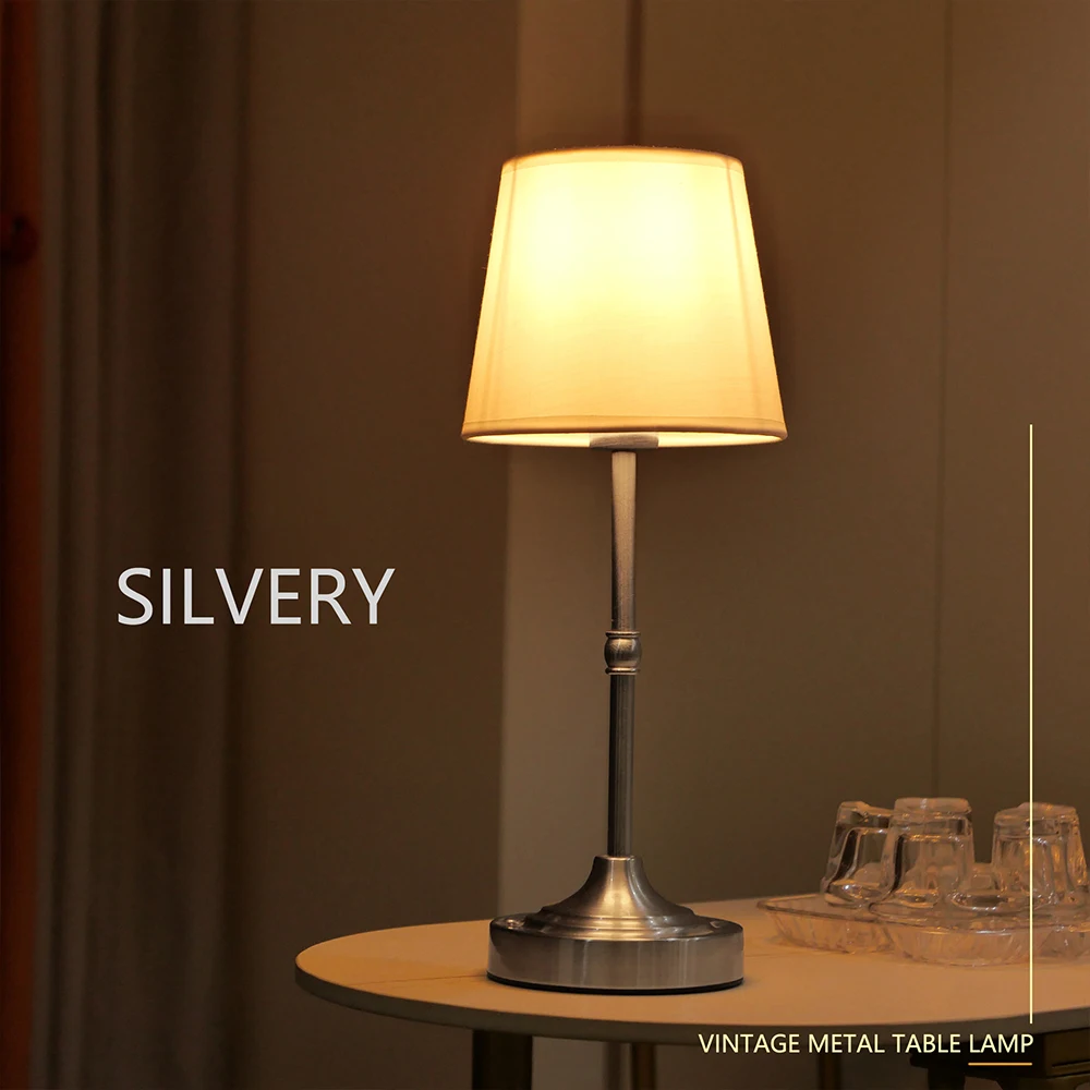 Rechargeable Fabric Touch Table Lamp 4