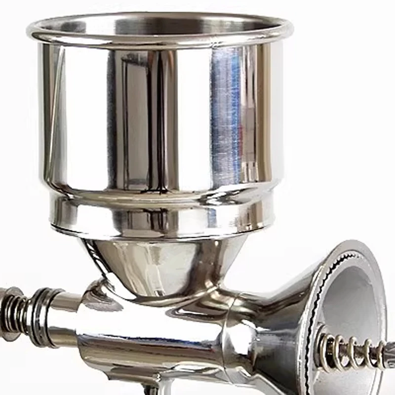 مطحنة حبوب القهوة اليدوية المصنوعة من الفولاذ المقاوم للصدأ 304، مطحنة كرنك اليد، مطحنة الحبوب، تثبيت الملزمة