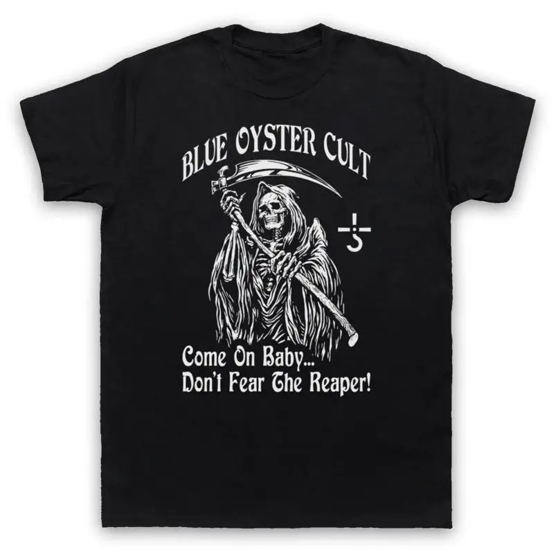 T-SHIRT pour hommes et femmes, OYSTER BLUE, culte, ne mange pas le groupe ROCK de réapprovisionnement