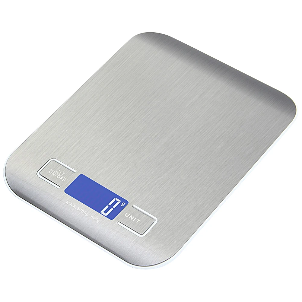 5Kg Kitchen Digital Scale สแตนเลส Mini Precision เครื่องชั่งน้ําหนัก 0.1g เครื่องชั่งน้ําหนักแบบพกพาทําอาหารเบเกอรี่เครื่องมือวัด