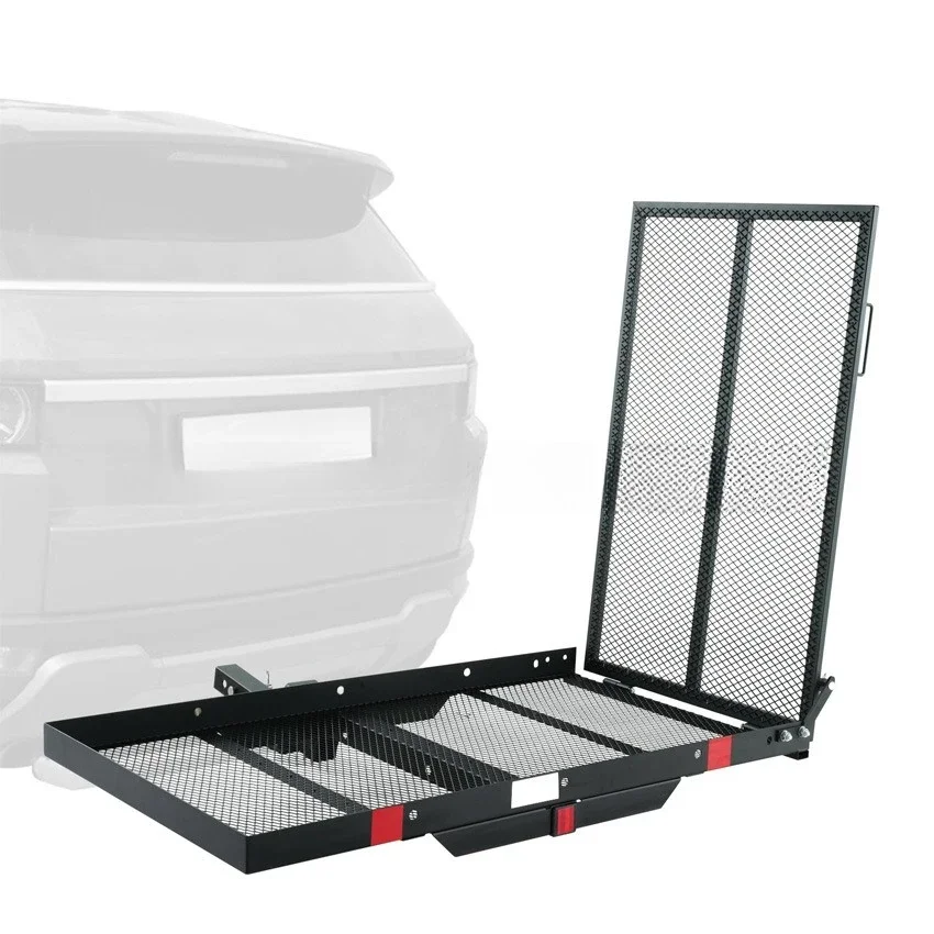 Car rear modification Foldable rear luggage rack Storage rack Trailer bar Bicycle rack