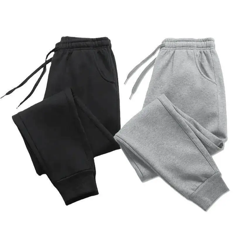 Men's  Color Sport Pants Loose Fit Comfortable Casual Trousers for Winter Non-Elastic Large Size Available