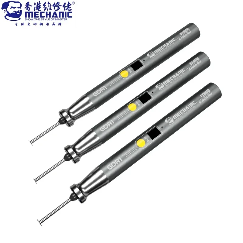 

MECHANIC GDR1 IC Chip Polish Pen Зарядка Беспроводная связь для мобильного телефона Процессор NAND Вспышка Шлифовка Резка Инструменты для удаления