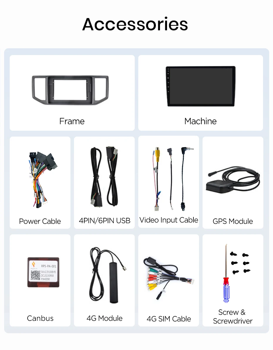 Android Autoradio für Volkswagen (VW) Crafter Mk2 (SY/SZ) 2017-2021 GPS-Navigation, Multimedia-Player, WiFi, DSP, RDS, BT, SWC, IPS-Touchscreen
