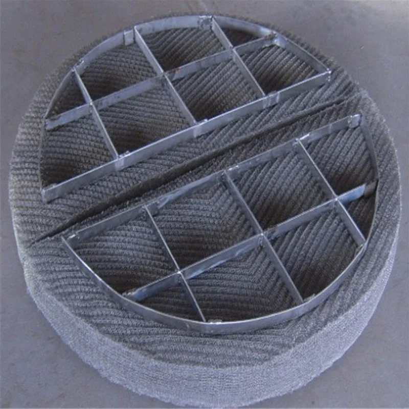 50 80 100 150 mm Thickness Stainless Steel Wire Mesh Demister Filter Pad for Liquid Filter