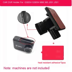 Sticky Mount For 360 J501 J501c  GS63H GS65H M06 Dash Cam,360° Rotating Mount for Dashcam GS63H/GS63Pro/GS65H