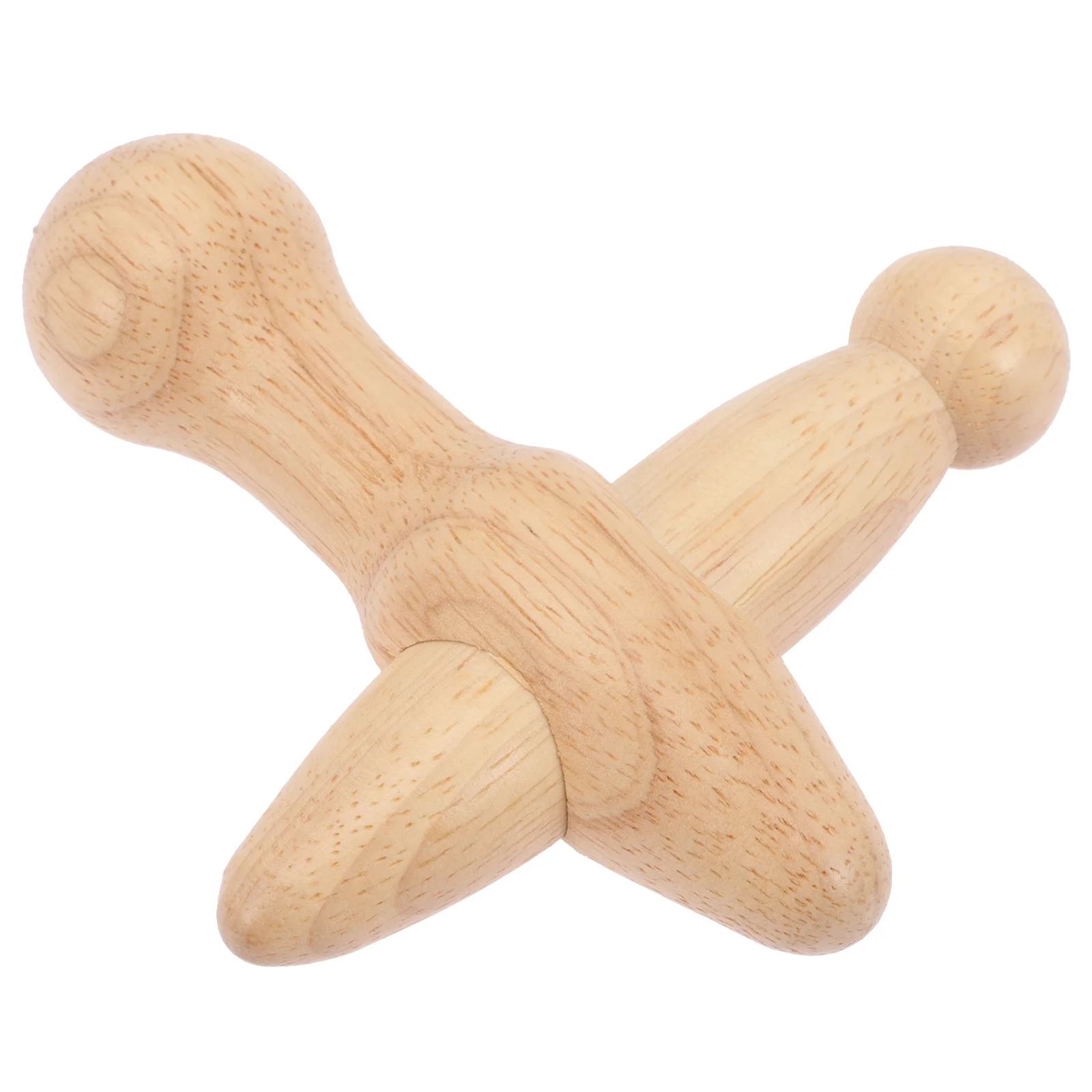 

Деревянный массажный стержень для акупунктурных точек, прочный гладкий натуральный деревянный ручной массажный инструмент для терапии триггерных точек ног, шеи, плеч