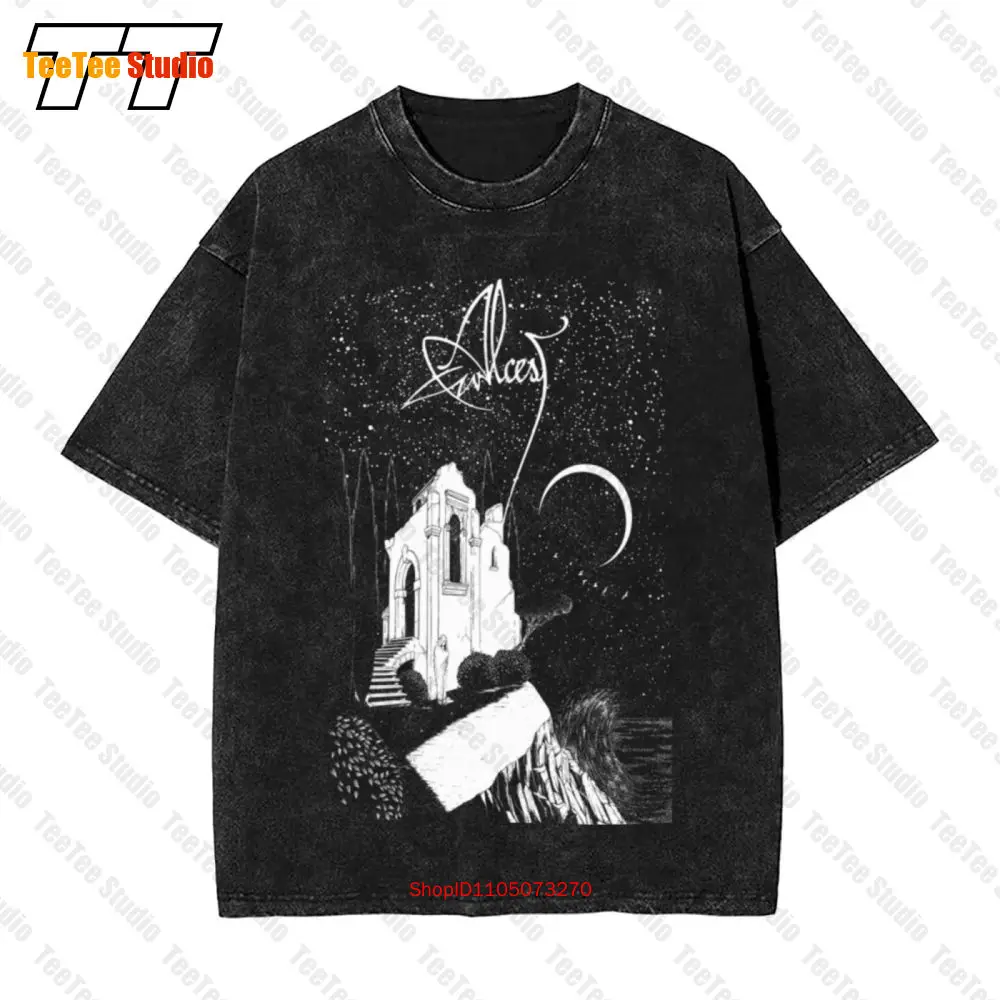 

Винтажная футболка большого размера Alcest Garden A8Z8