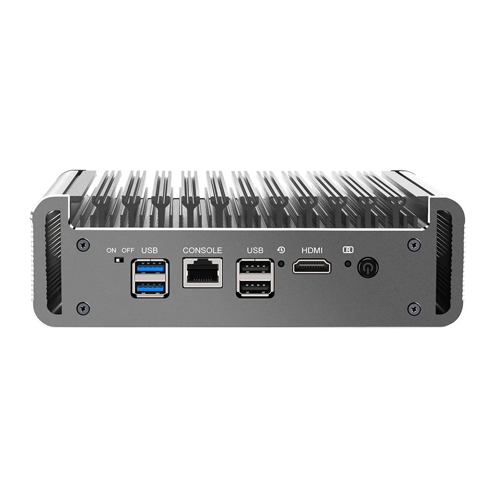 팬리스 미니 PC 라우터, 12 세대 방화벽 라우터, Elkhart Lake Celeron J6413 J6412, 6x 인텔 i226-V, 2500Mbps, Nics, OPNsense Proxmox