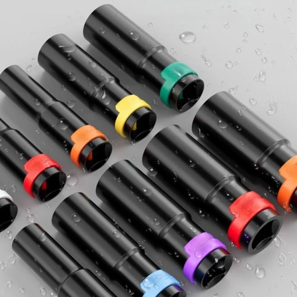 1/2 Inch Hex Socket Set Extension For Drill 8mm To 32mm Hollow Carbon Steel Tool Kit For Heavy-Duty Bolts And Nuts Repair Work