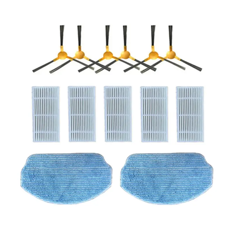 Vacuum Cleaner HEPA Filter Side Brush Mop Cloth for Mamibot Provac Titan Robotic Vacuum Cleaner Parts Accessories