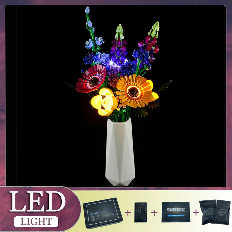 

DIY LED Light Kit For LEGO 10313 Wildflower Bouquet (Only LED Light,Without Blocks Model)