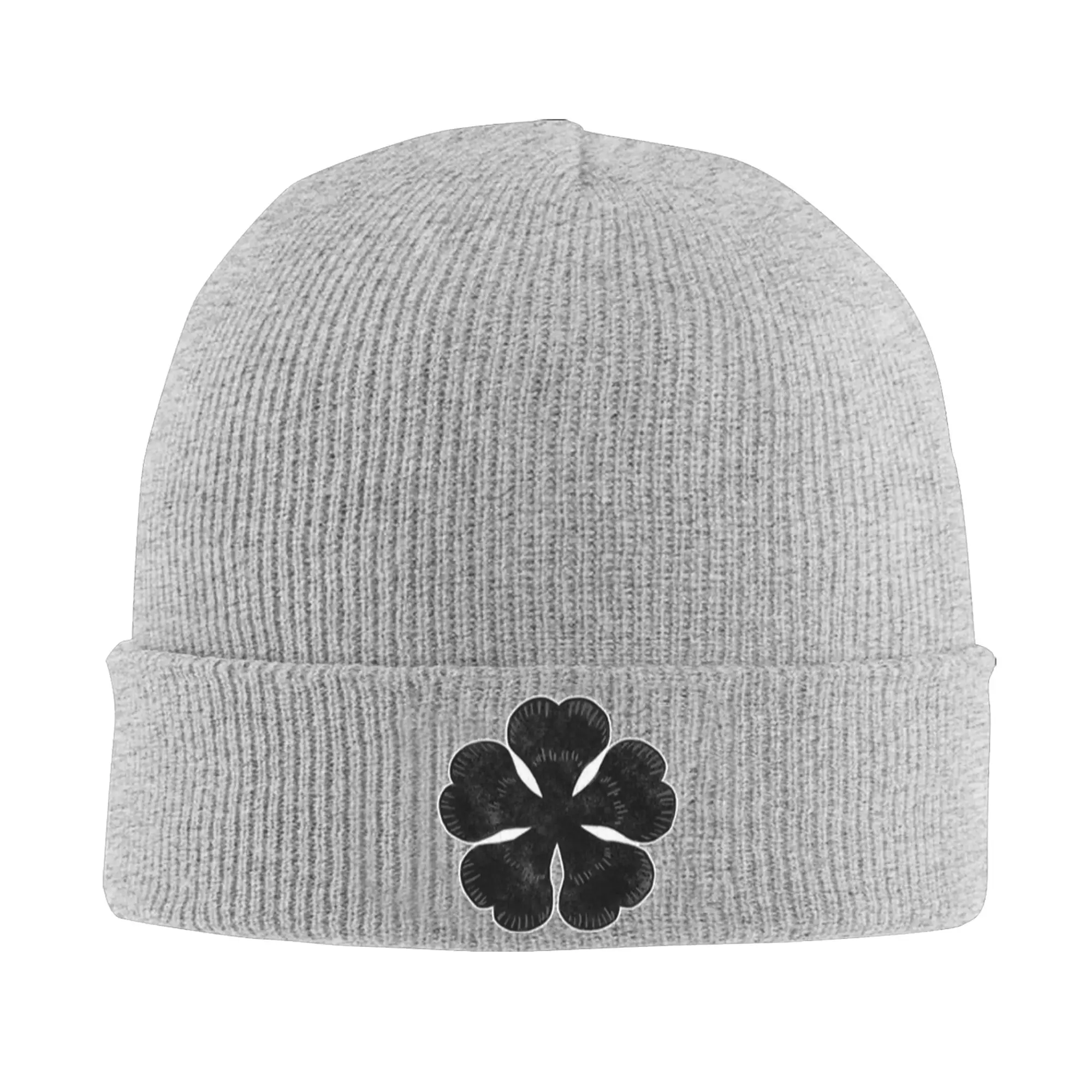 Black Clover Anime Logo Knit Hat Beanie Autumn Winter Hat Warm Unisex Hip Hop  Caps for Men Women Gifts