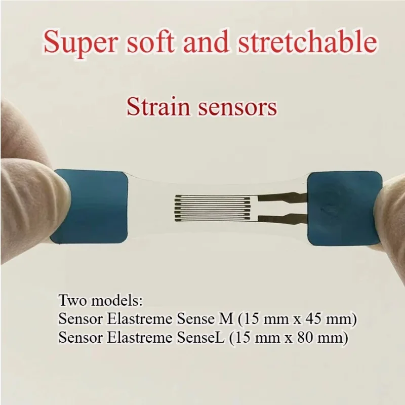 

Elastreme Sense M Tensile Strain Sensor - Robot Wearable & Liquid Metal Electronic Skin Compatible High Flexibility