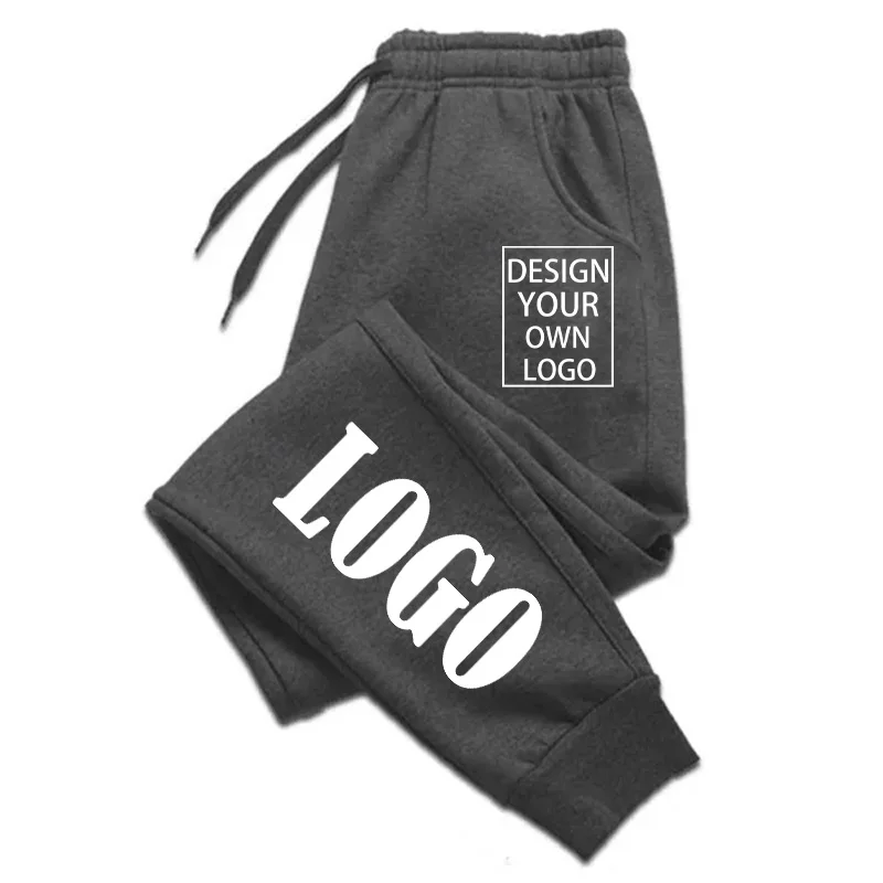 Customized New Men Sweatpants Casual Jogging Slim Fit Drawstring Trousers Athletic Sport Pants