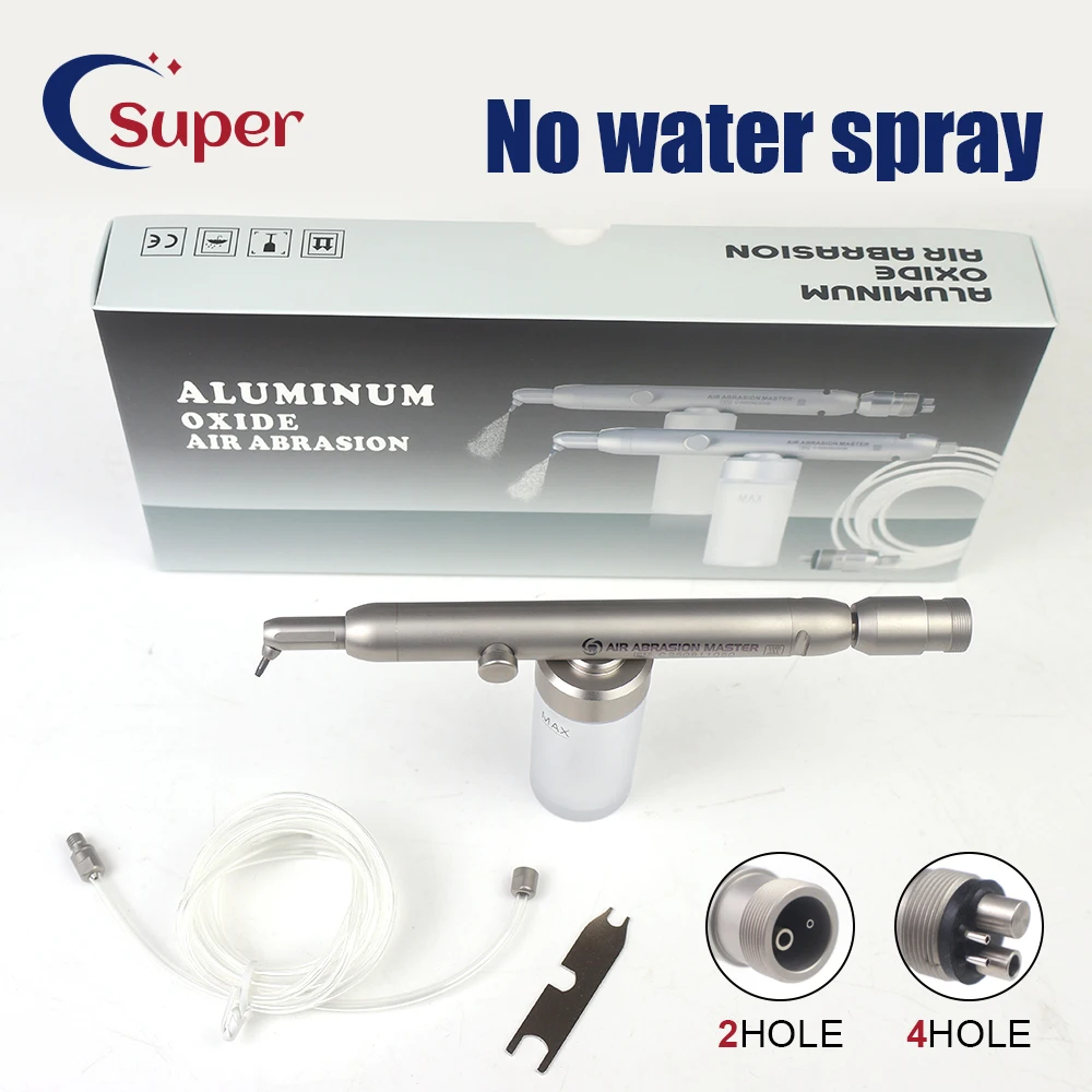 Dental Sandblaster Gun Aluminum Oxidet Teeth Whitening Polishing Machine Microetcher Sandblasting 2hole 4hole Dentistry Tools