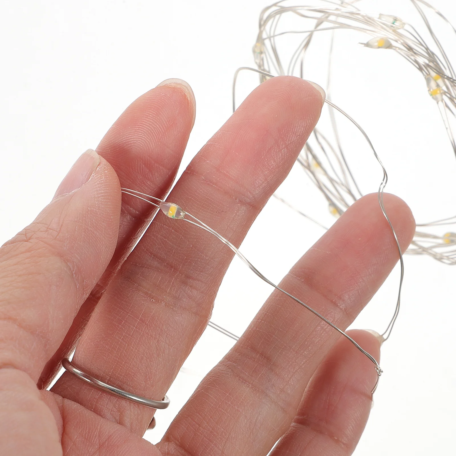 12 قطعة أضواء سلسلة LED تعمل أضواء سلسلة الجنية الزخرفية لغرفة النوم حفل زفاف فناء رومانسية ديكور المنزل هدية #1